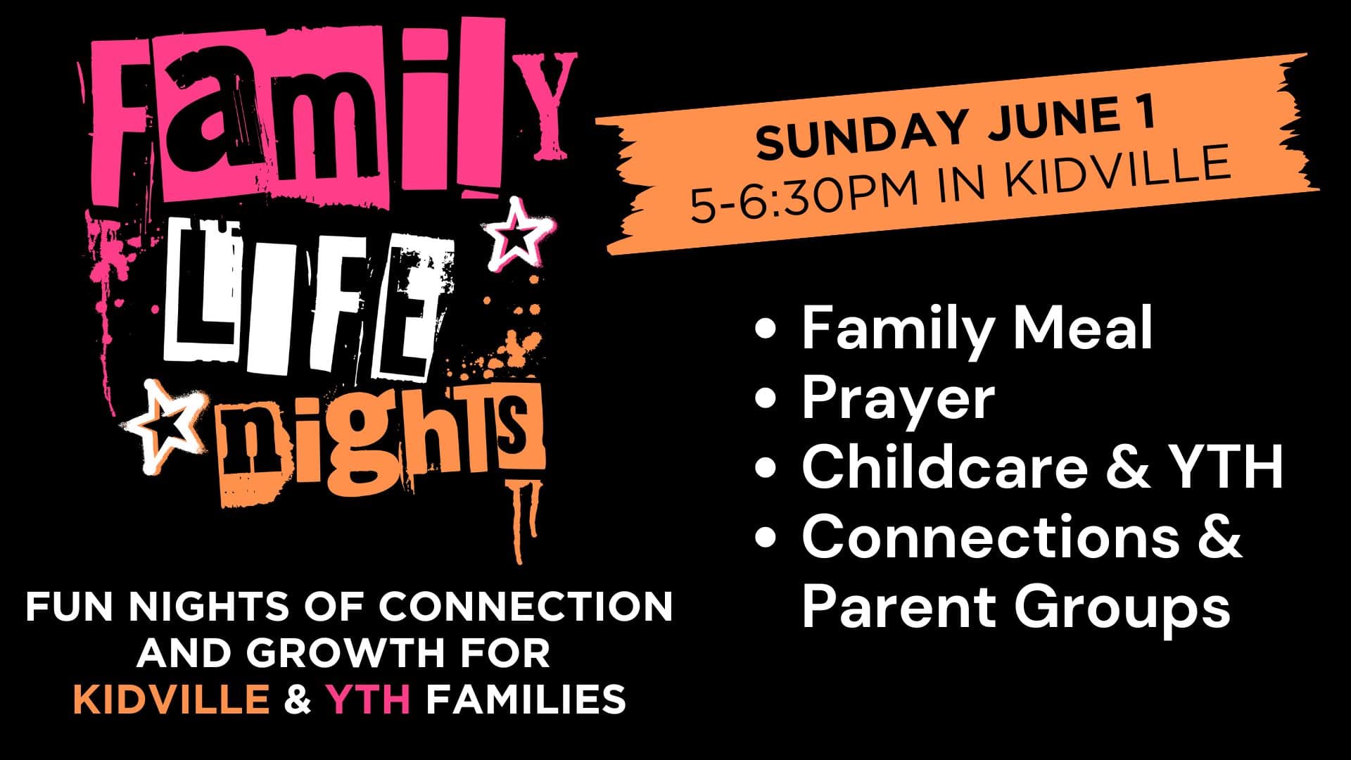 Family Life Night June 1