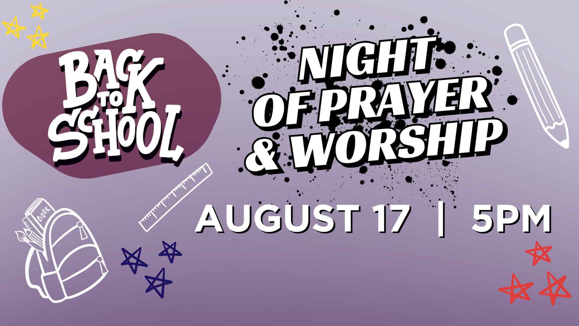 Countdown Back To School Night Of Prayer (1)