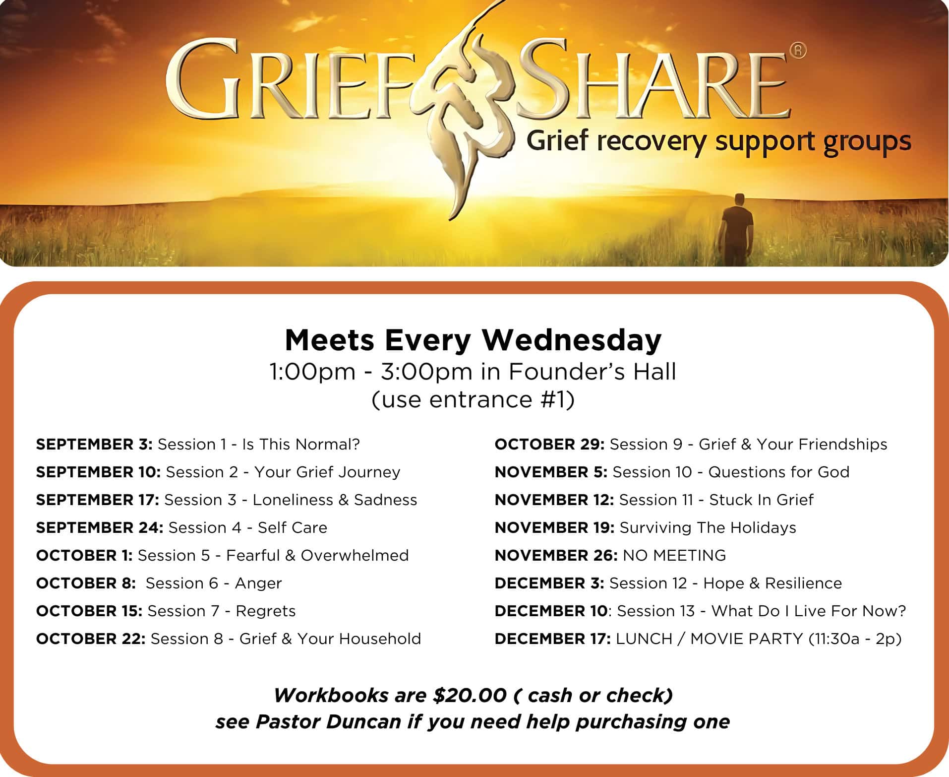 GriefShare Fall 2025 GriefShare Fall 2025