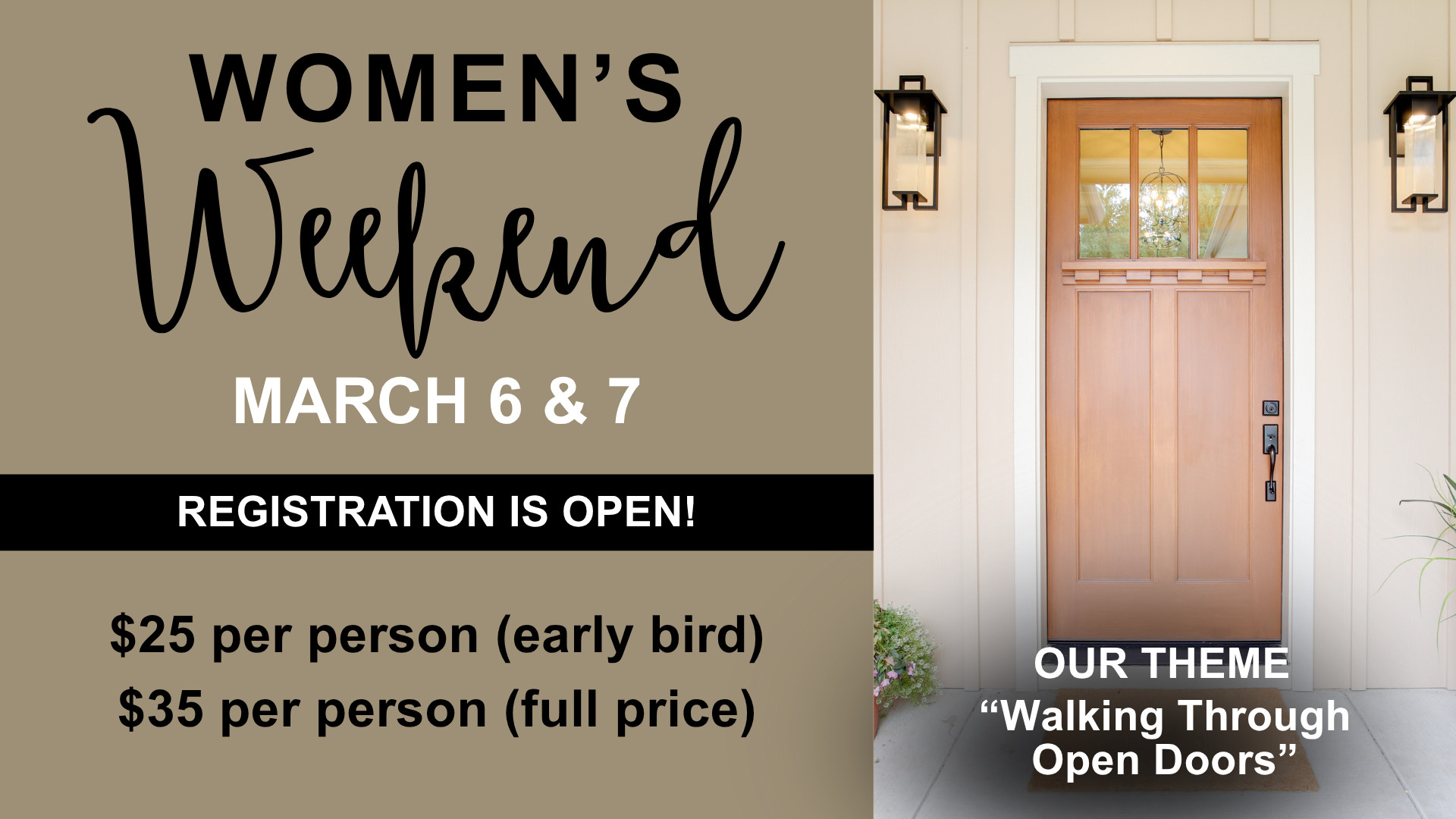 Women's Weekend website