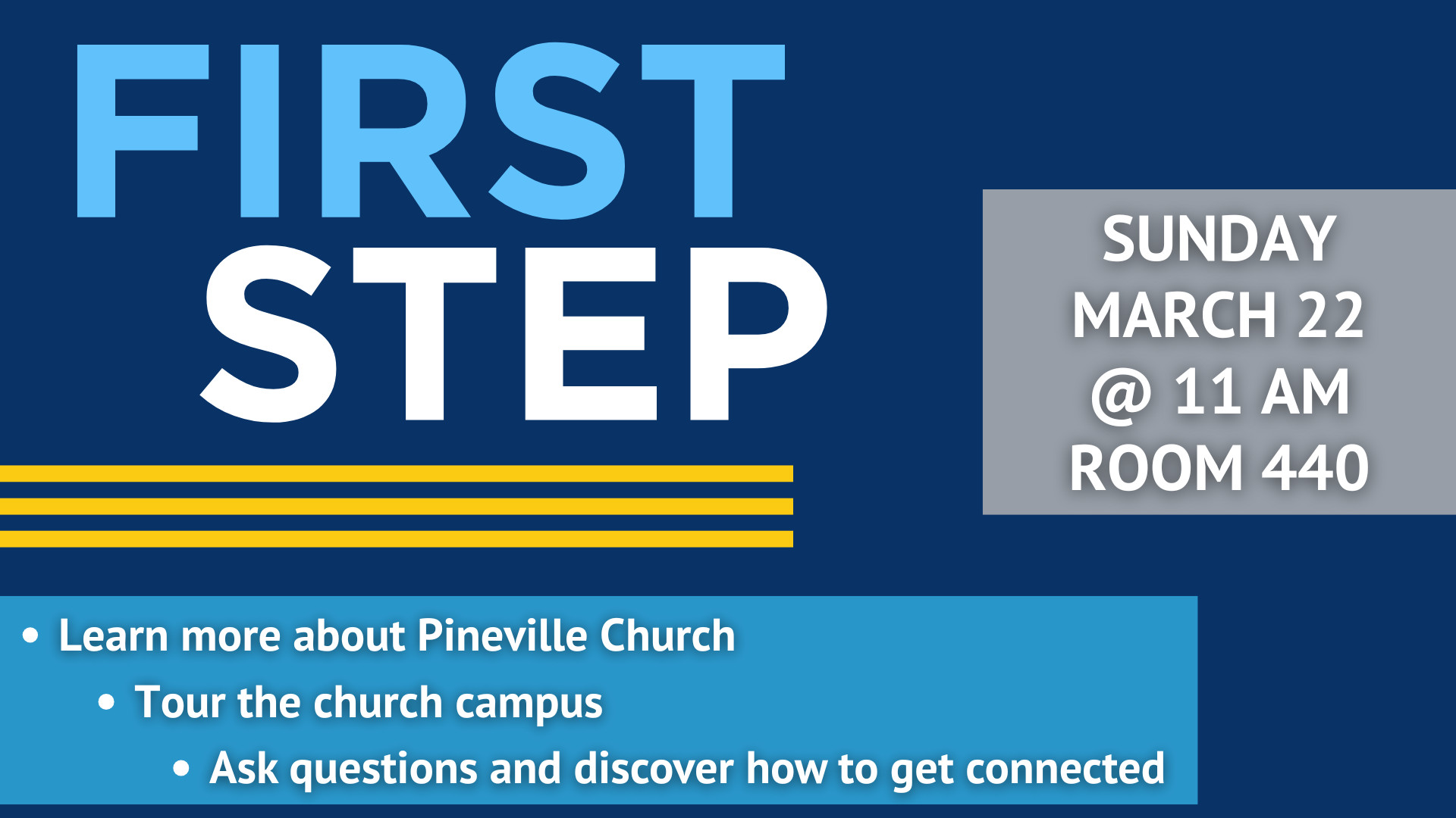 Countdown - First Step March 22