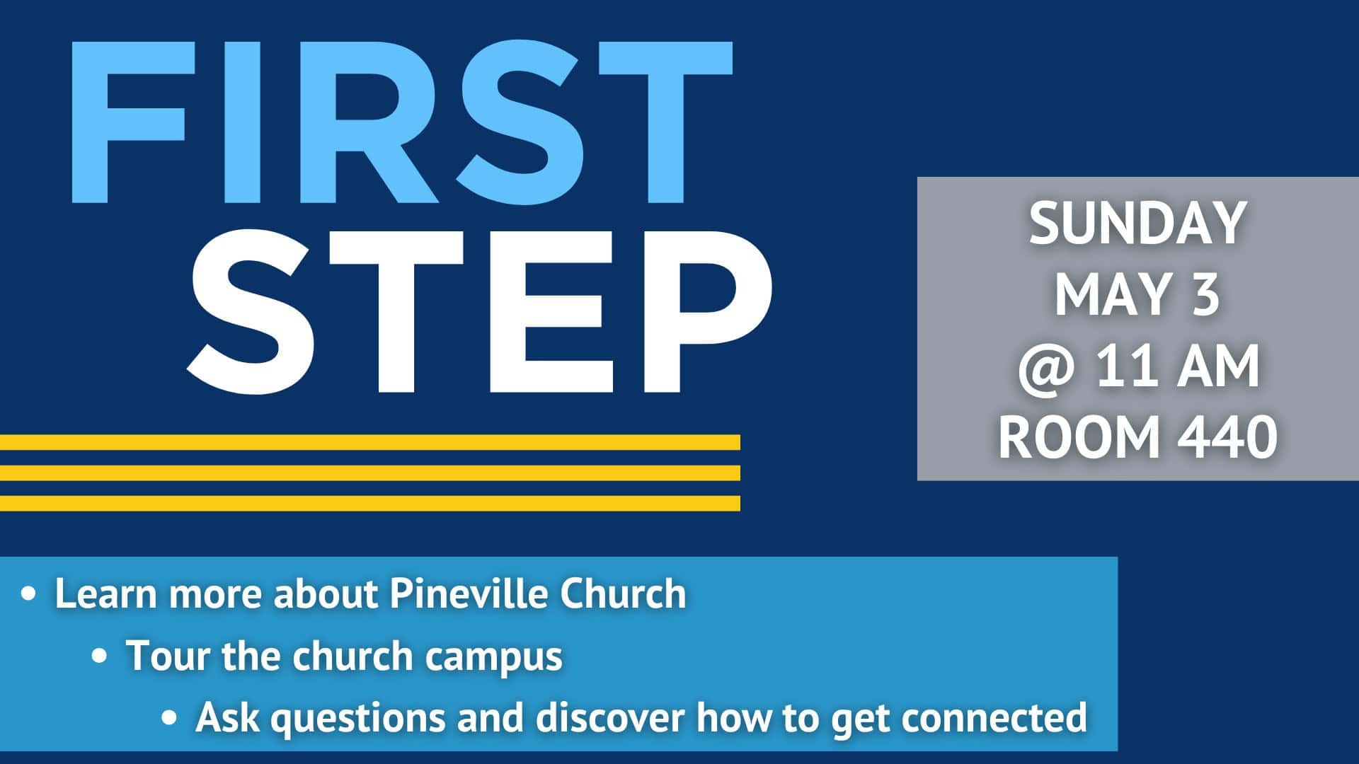 Online - First Step May 3